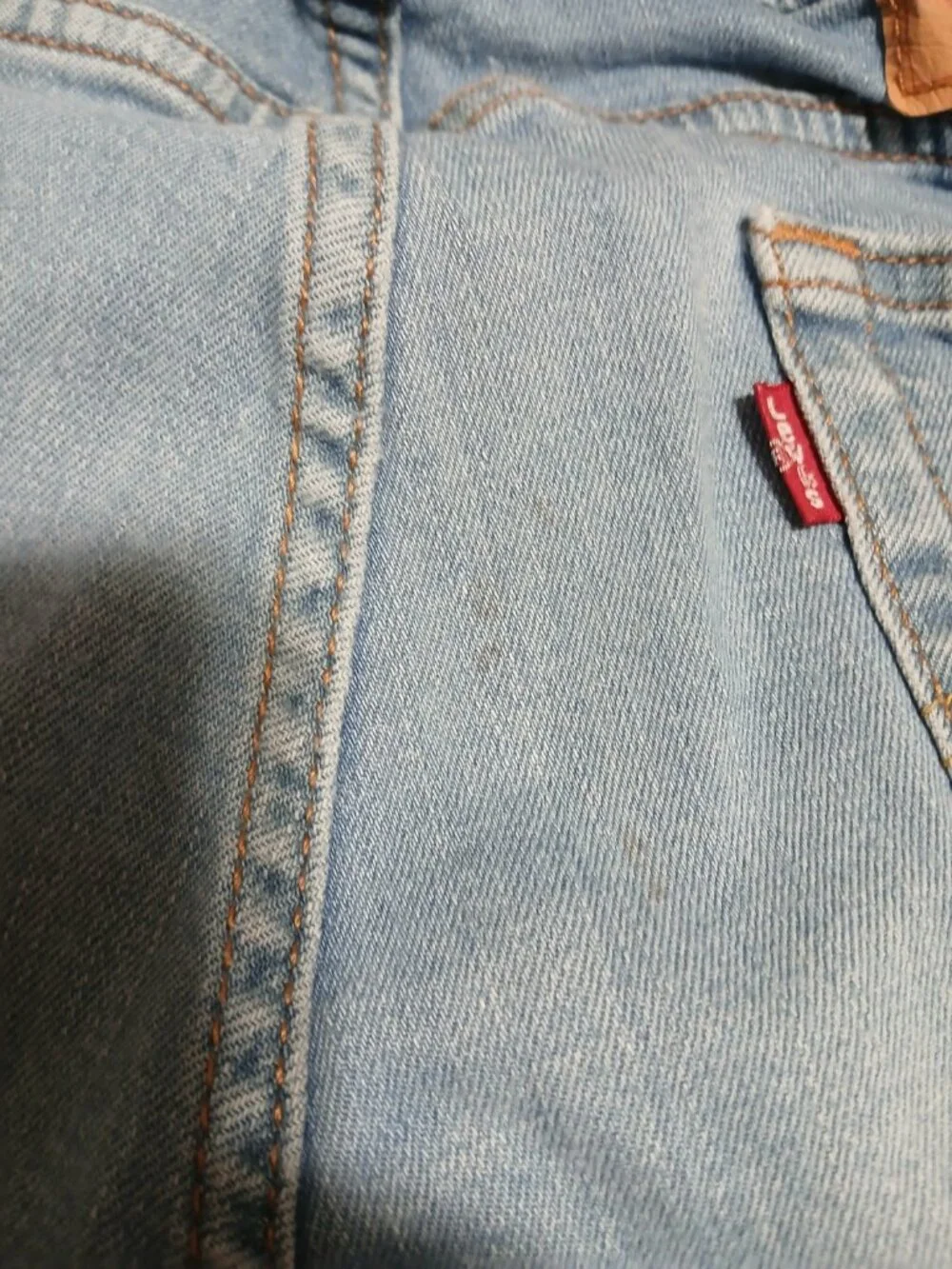 Levi's 514 Straight Fit Men's Jeans 29x30 light Wash blue denim stretch faded